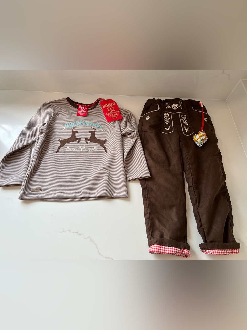 Oktoberfest shirt and pant set- imported NWT